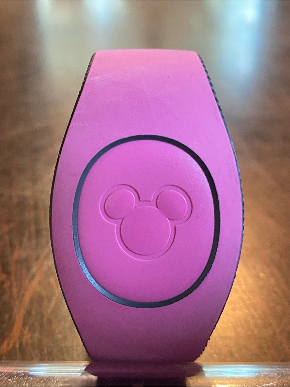 Disney MagicBand Pink Gray Mickey Mouse Memorabilia Only, READ DESCRIP